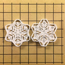 Chocolate Biscuit Mold Cookie Cutter Christmas Snowflake Cookie Embosser Mold