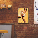 Rust Free UV Protected Metal Women Sign Bar Wall Home Poster (9222 (3)) Newly