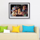 5D DIY Full Drill Diamond Painting Girl Embroidery Mosaic Kit Home Decor