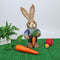 2 pcs Easter Bunny Ornaments Simulation Rabbit Photography Props Home Decor