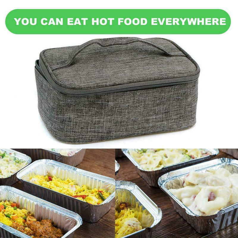 USB Thermal Insulation Lunch Food Box Warmer Heating Container Bag Storage N2D1