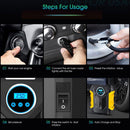 Compression Automobile Tire Pump Air Compressor Tire Flator Car Tire Inflator
