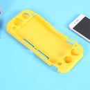 Soft Silicone Case Protector for Nintend Switch Lite Game Console (Yellow)