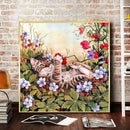 11CT Full Cross Stitch Stamped DIY Embroidery Kits Handmade Cotton Thread Dec