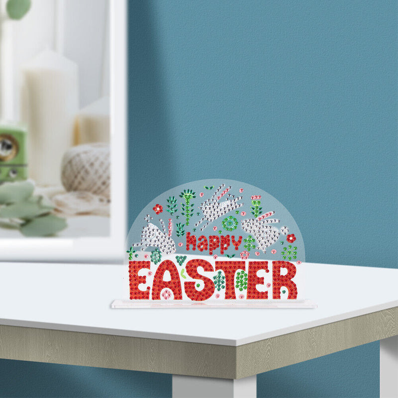 DIY Crystal Diamond Painting Rhinestone Easter Scene Ornaments Kit (CB008)
