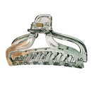 Fashion Women Clear Hollow Hair Clamps Ponytail Claw Hair Accessories (06) Newly