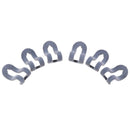 10pcs Mini Flocking Hanging Hook Non Slip Clothing Hanger Hook(Grey) Newly