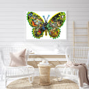 5D DIY Diamond Drawing Kits Full Round Drill Pansy Wall Decor Crafts (B4979)