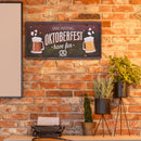 Tin Plaques Wall Signs Retro Painting Oktoberfest Metal Plate Poster for Bar