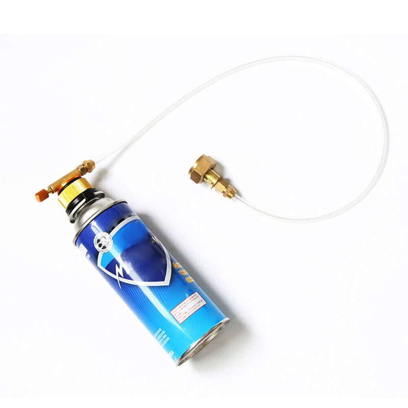Hiking Outdoor Camping Gas Refill Adapter Pipe Tube Gas Tank Coupler Replacement