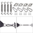 4pcs Sun Shade Sail Installation Hardware Kit for Rectangle Tent Awning