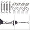 4pcs Sun Shade Sail Installation Hardware Kit for Rectangle Tent Awning