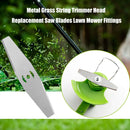 Metal Grass String Trimmer Head Replacement Saw Blades Lawn Mower Fittings Newly