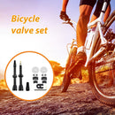 2pcs Bicycle Tubeless Valve Set CNC Machined Anodized Tool (60mm Black) Newly