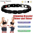 Twisted Dragon Magnetic Therapy Couple Bracelet Detachable Bangles (Black) Newly