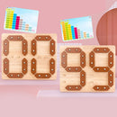 Wooden Numbers Board Subtraction Supplement Teaching Kids Early Educational Game