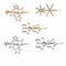Women Pentagram Headwear Star Shiny Metal Hairgrip Rhinestone Crystal Hair Clip