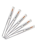 Crystal Handle Portable Transparent Applicator Lipstick Flexible Lip Brushes