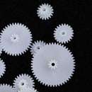 58 Pcs Plastic Gears Set Shaft Motor Gear Gearbox Robot Kits Craft