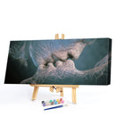 Abstract Kiss Oil Paint By Numbers Kits DIY Wall Art Picture Craft Home Dec