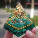 Crystal Energy Generator Orgone Pyramid Spiritual Heal Orgonite Stone (D) Newly