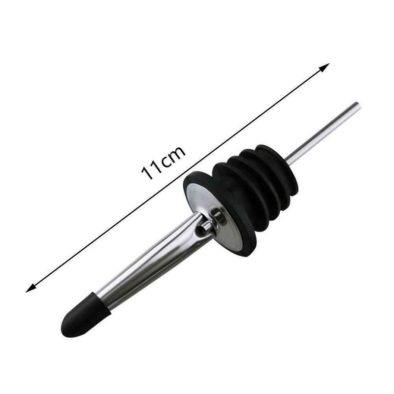Steel Tapered Liquor Pourer Wine oil Bottle pour Spout Stopper I1E3