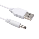 USB Type A Male to 3.5x1.35mm 5V DC Barrel Connector Power Cable for Hub USB Fan