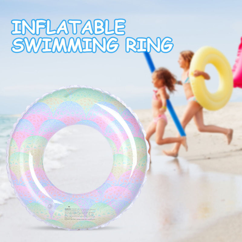 #A Baby Swimming Ring Anti-Rollover Multifunctional Swim Circle Water Games Toys