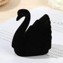 Bracelet Gift Jewelry Box Swan Style Wedding Storage Display Velvet Ring Holder
