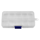 Everpert 10 Slots Portable Plastic Fish Bait Hookware Box Storage