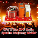 WEAH D224 2 Way 80W Speaker Audio Frequency Divider Loudspeaker Crossover F