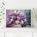 Diamond Painting DIY Flowers Full Round Diamond Mosaic Art