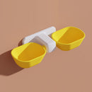 Wall Mounted Double Pet Bowls Moisture-proof Mouth Cats Dogs Auto Water Feeder