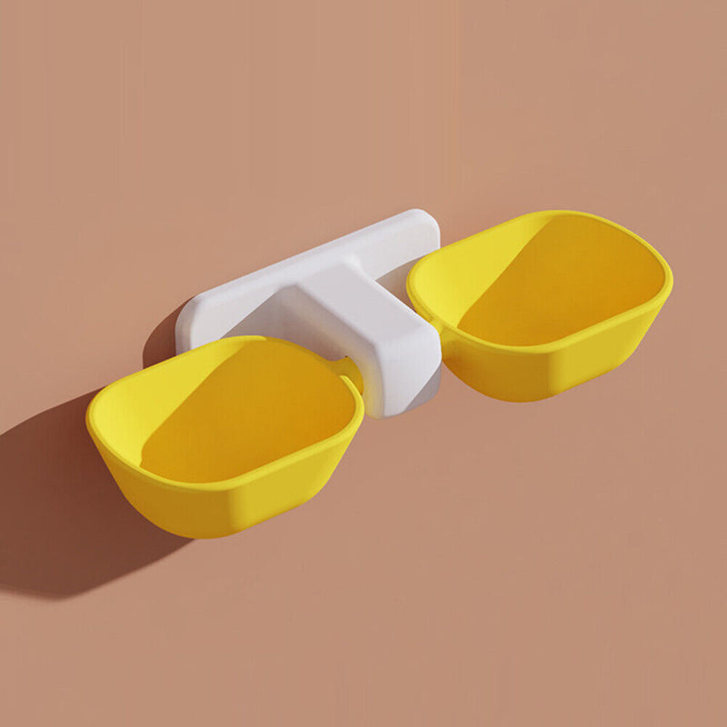 Wall Mounted Double Pet Bowls Moisture-proof Mouth Cats Dogs Auto Water Feeder