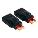 2pcs Wireless Female for Traxxas to T-Plug Deans Style Connector Adapter Tools