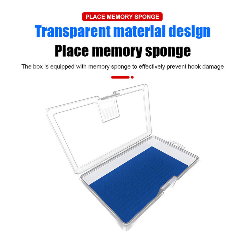 Plastic Fishing Tackle Box Lure Hook Storage Organizer Container Case (L) Newly