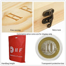 50pcs Coin Holder with Storage Box Round Capsules Coin Display Case Organizer