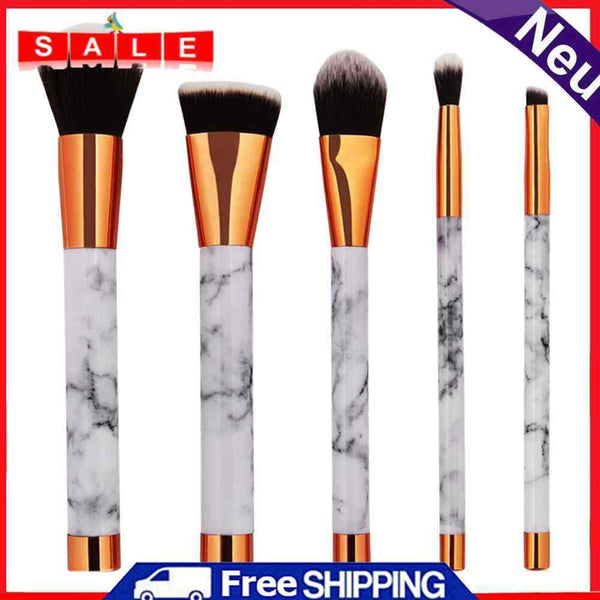 5pcs Makeup Brush Kit Eyebrow Blush Foundation Powder Beauty Cosmetic Brush