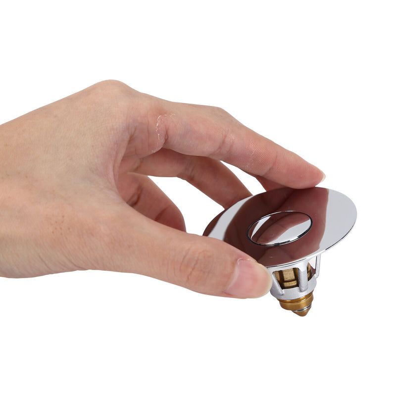 Universal Drain Filter 1.1 - 1.34 inch Push Drain Plug Strainer Kit (One) Newly