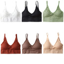 Backless Shockproof Running Fitness Bralette Gym Yoga Seamless Sports Bra