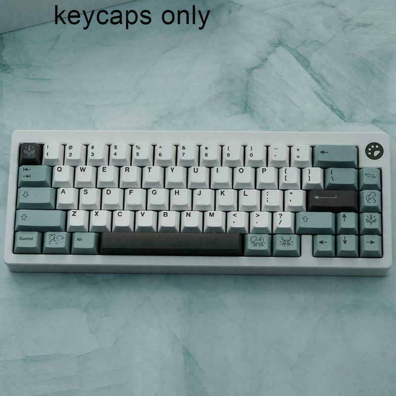 PBT November Fog Keycaps Gmk Keycap Profile Dye-sub For CHERRYs Gk616468 V1U3