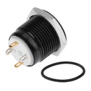 16 Waterproof mm Self Reset Metal Computer Pushbutton with Light