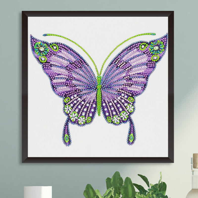5D DIY Special Shaped Diamond Painting Butterfly Embroidery Craft Kits Wall Art