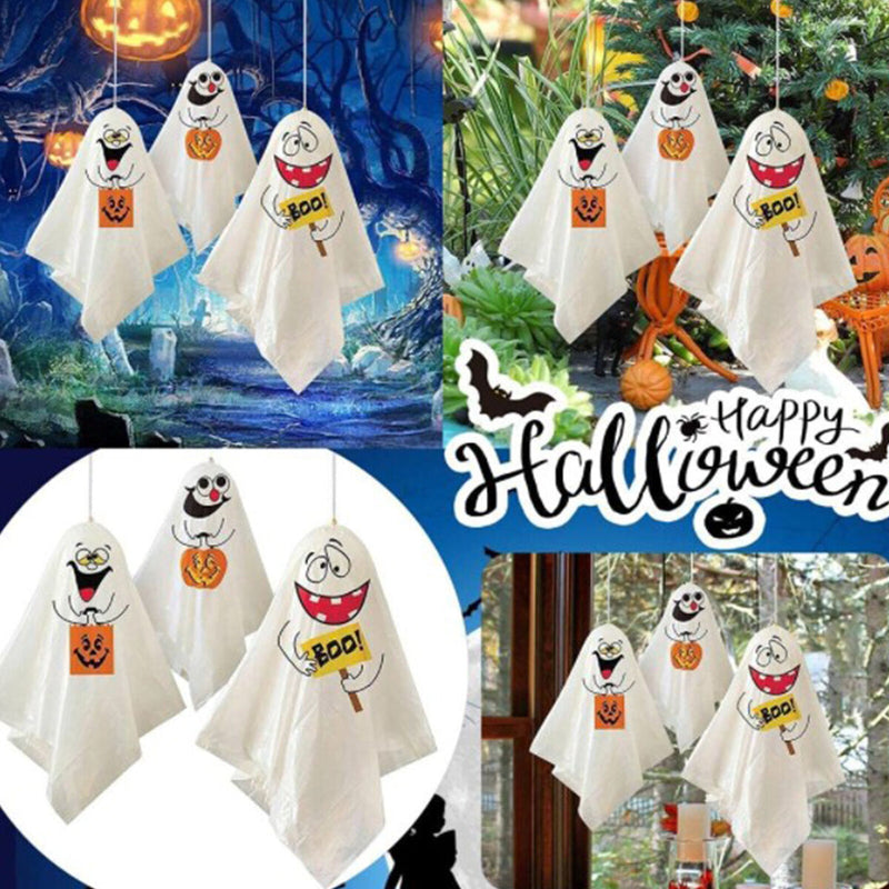 3pcs Halloween Hanging Ghost Funny Pumpkin Monsters Holiday Party Props Newly