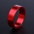 4pcs Aluminum Alloy Handlebar Headset Washer Bike Front Fork Spacer (Red)