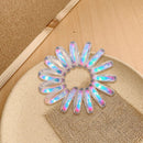 Telephone Wire Elastic Hairbands Women Ponytail Holder Hair Ties (White)