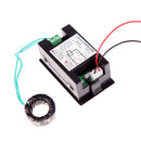 AC 60-500V 100A Digital Voltmeter Ammeter LED Amp Volt Meter +CT (Black)