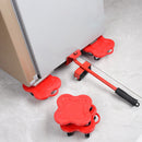5pcs Furniture Transport Roller Set Move House Omnidirectional Wheels Rack