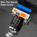Bright USB Rechargeable LED Headlamp Fishing Light Sensor Headlight Head Torch