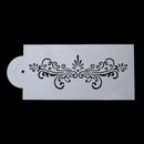 4X Flower Cake Cookie Fondant Side Baking Stencil Wedding Decor Mold Tool